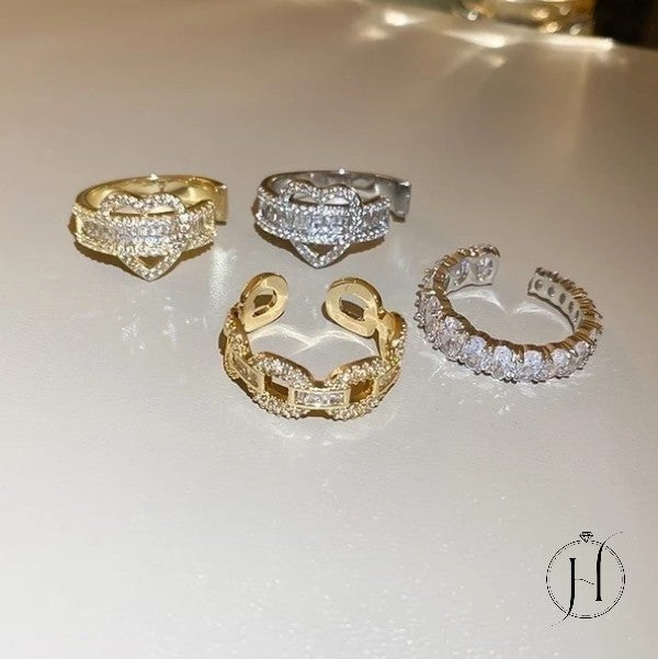Shiny Heart Ring